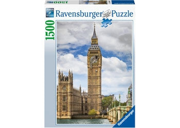 Ravensburger 1500pc - Funny Cat on Big Ben Puzzle