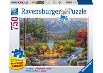 Ravensburger 750pc - Riverside Livingroom Large Format Puzzle