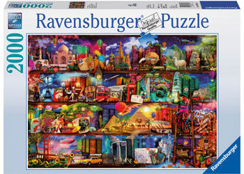 Ravensburger 2000pc - World Of Books Puzzle - Aimee Stewart