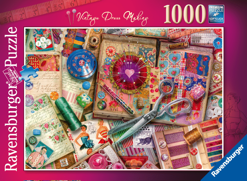 Ravensburger 1000pc - Vintage Dressmaking Puzzle