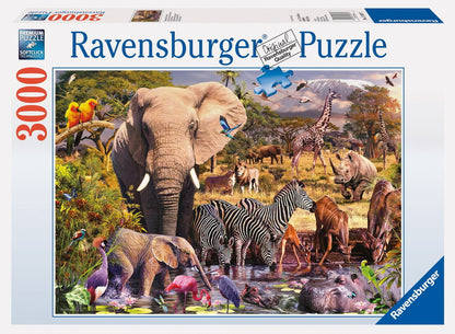 Ravensburger 3000pc - African Animal World Puzzle