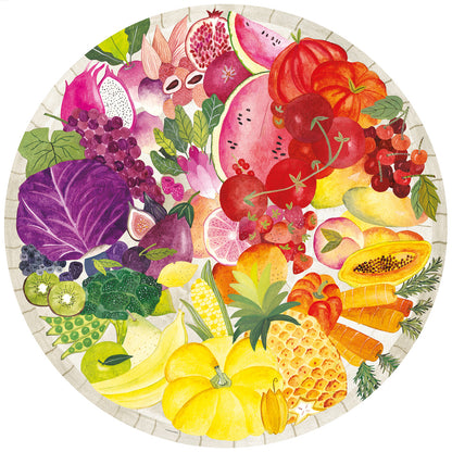 Ravensburger 500pc - Circle of Colors Fruits & Vegetables Puzzle
