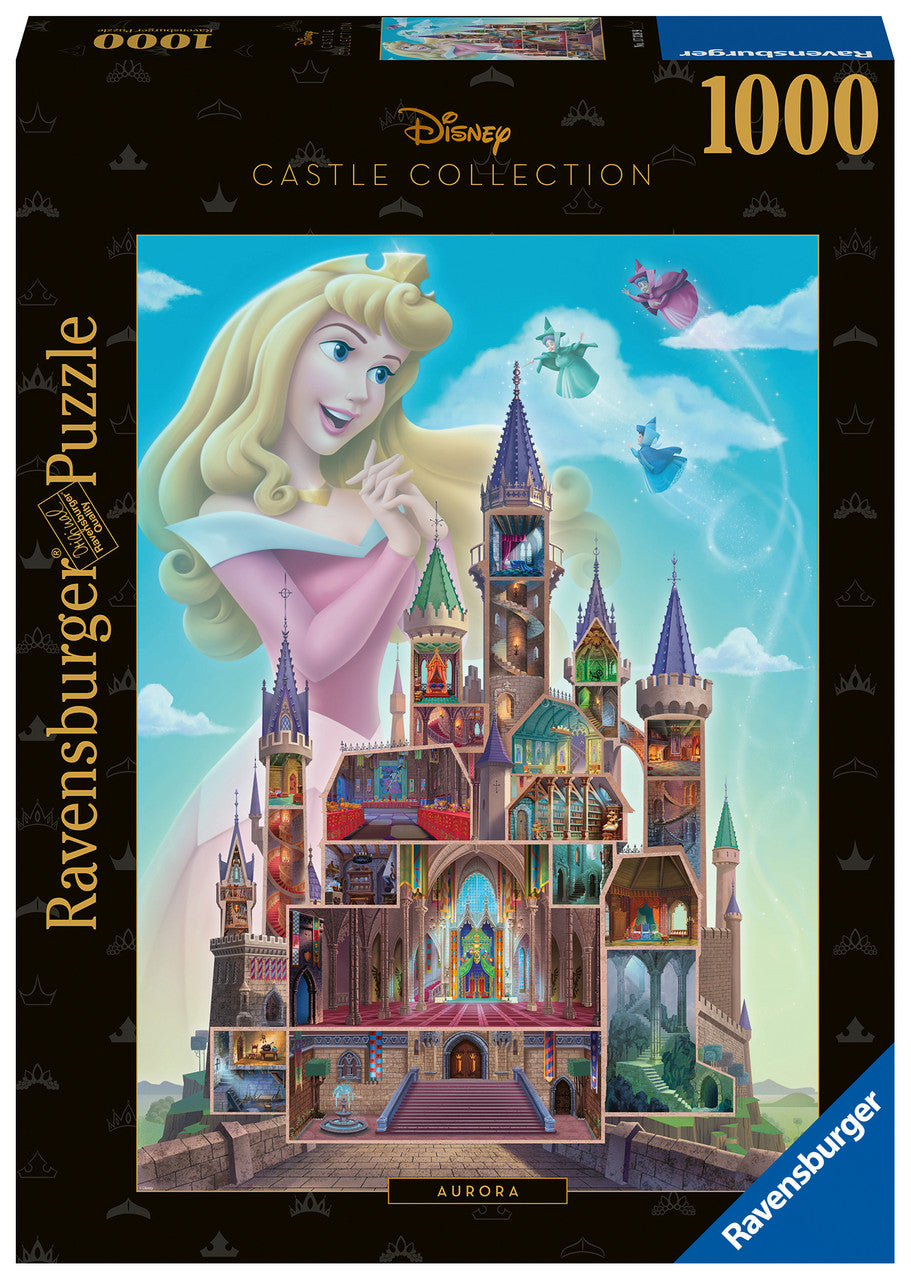 Ravensburger 1000pc - Disney Castles - Aurora Puzzle
