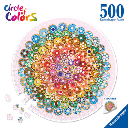 Ravensburger 500pc - Circle of Colors Donuts Puzzle