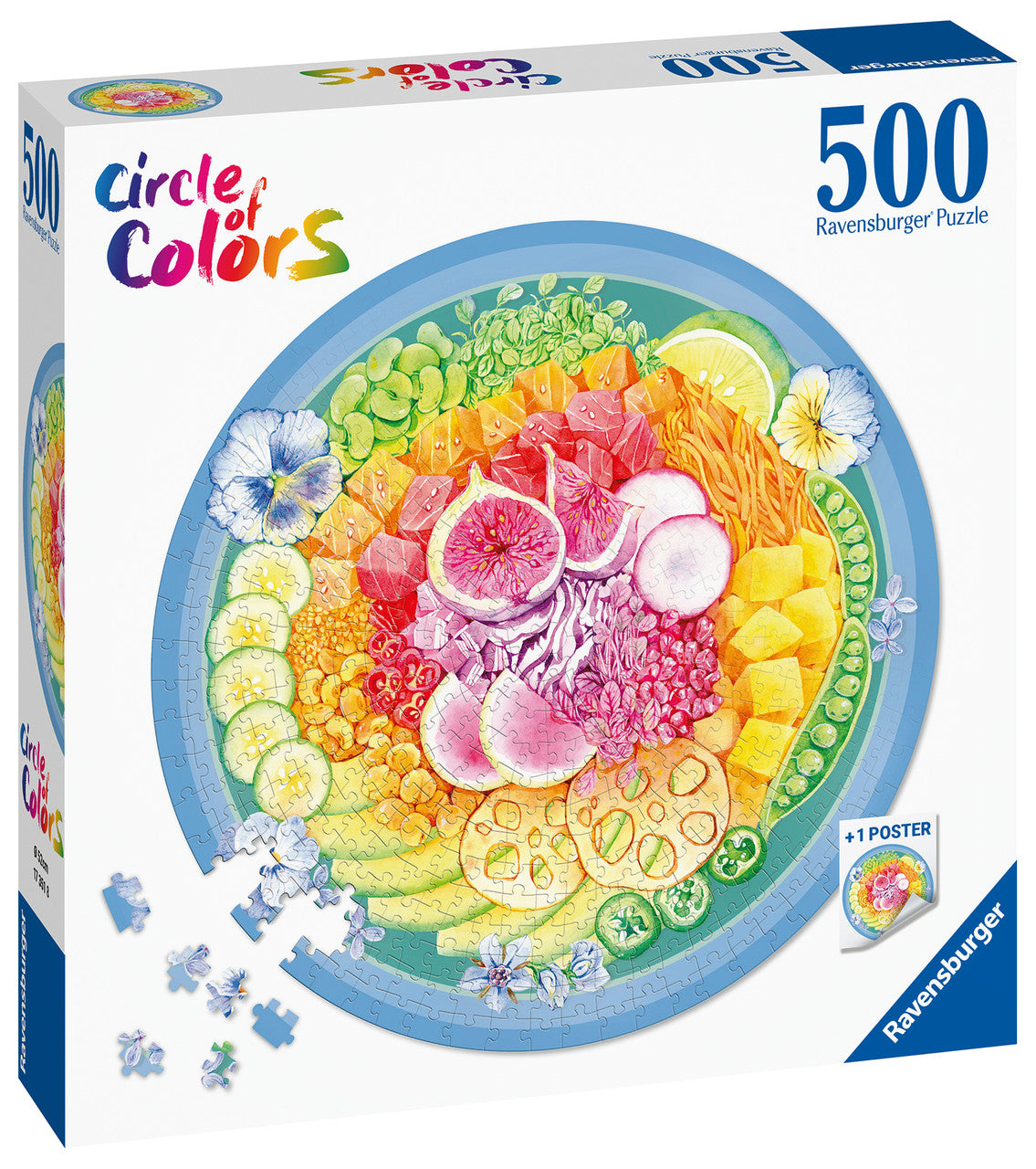 Ravensburger 500pc - Circle of Colors Poke Bowl Puzzle