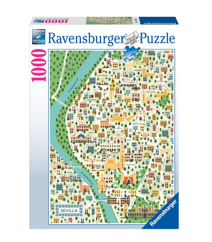 Ravensburger 1000pc - Map of Seville Puzzle