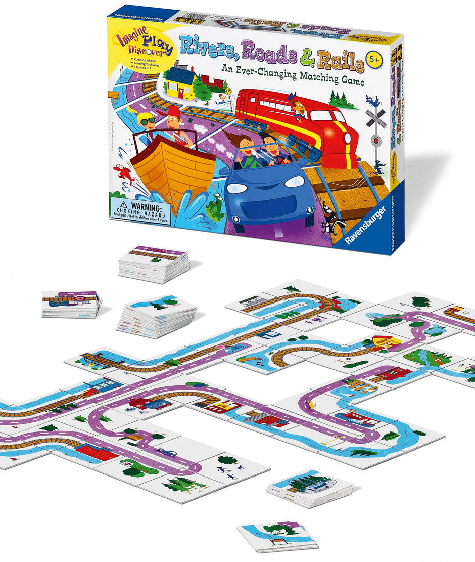 Ravensburger - Rivers Roads & Rails Game