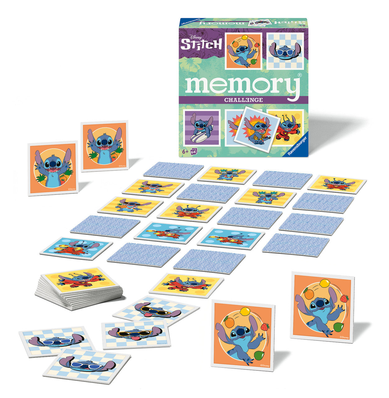 Ravensburger - Disney Stitch Challenge Memory Game