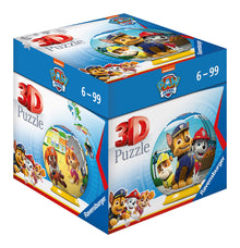 Ravensburger 54pc - 3D Puzzle Ball Paw Patrol Puzzle - Chase, Marshall & Rubble