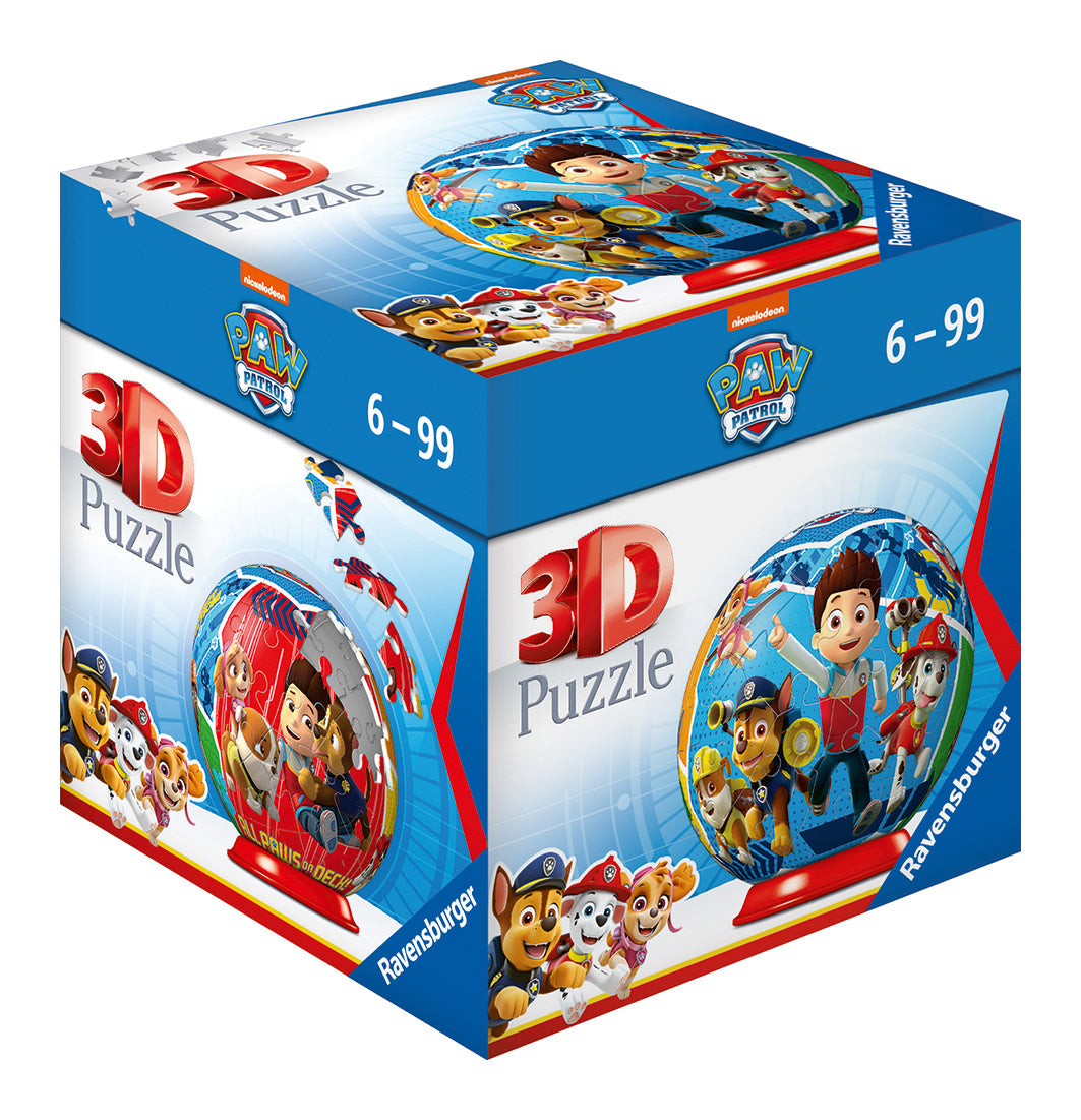 Ravensburger 54pc - 3D Puzzleball Paw Patrol Puzzle - Ryder & PAW Patrol Rescue Team