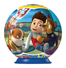 Ravensburger 54pc - PAW Patrol 3D Puzzle Ball - Ryder, Chase, Rubble & Skye