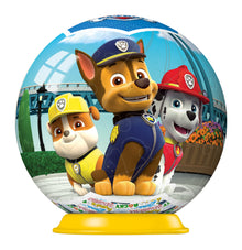 Ravensburger 54pc - 3D Puzzle Ball Paw Patrol Puzzle - Chase, Marshall & Rubble