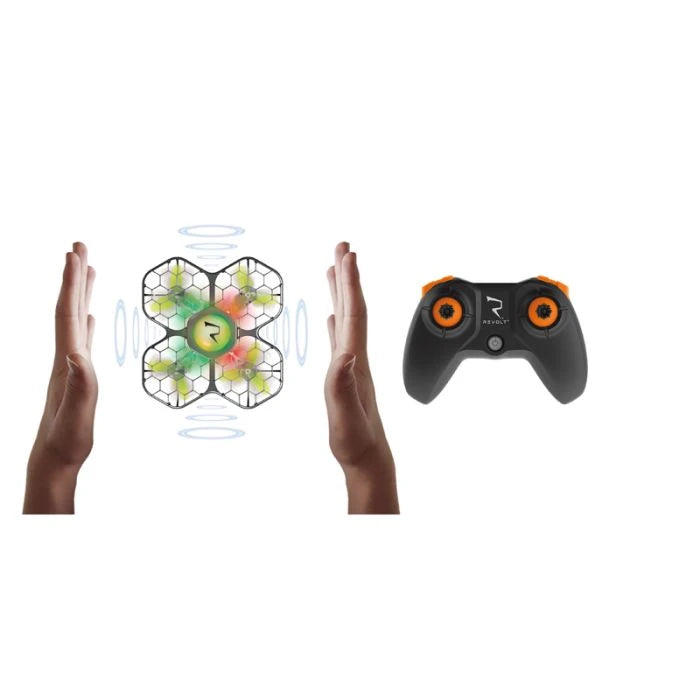 Revolt Orbitz Lumina drone controlled with hand gesture technology