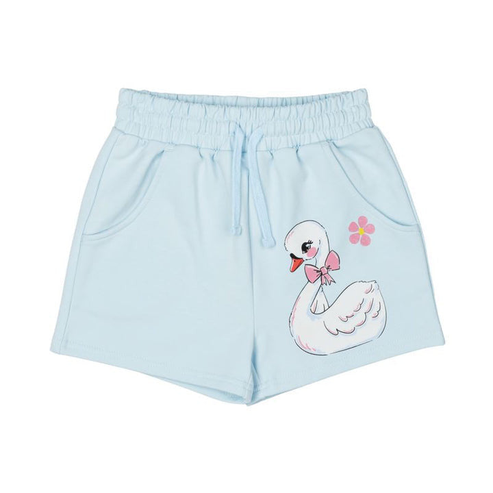 Rock Your Baby - Ribbon Swan Shorts (size 8-12)