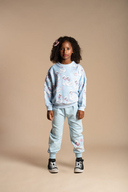 Rock Your Baby - Ribbon Swan Track Pants