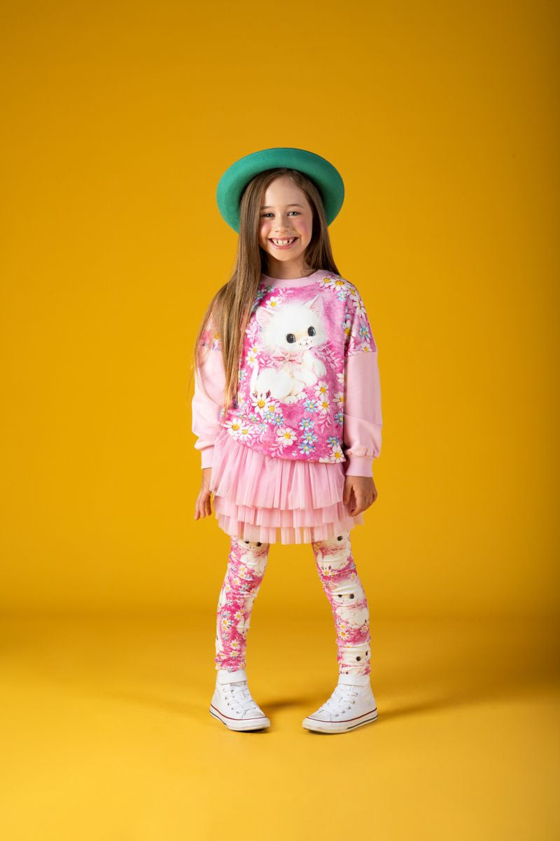 White Kitten Circus Tights