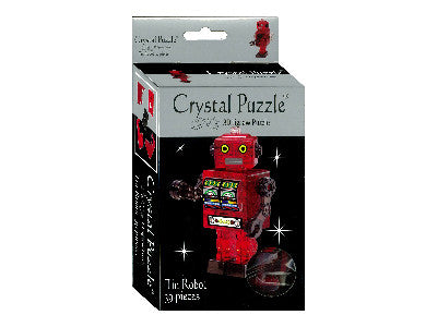 Crystal Puzzle 3D - Red Robot 39 piece