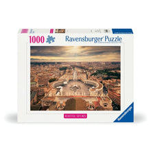 Ravensburger Rome 1000 piece jigsaw puzzle box featuring the Eternal City's ancient landmarks and architecture