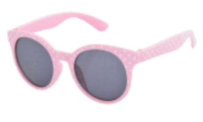 Freckles Sunglasses - Round - Pink Polka Dot