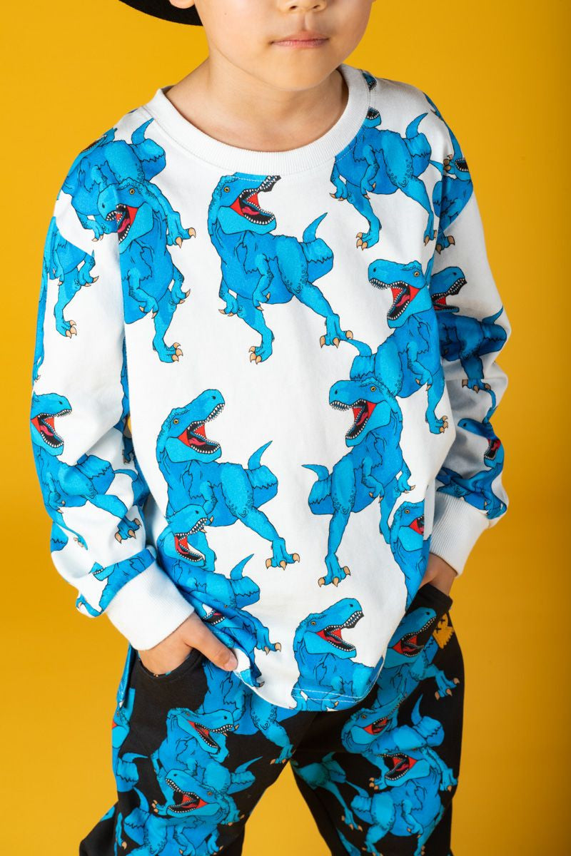 Blue Rex Long Sleeve T-shirt - Teen