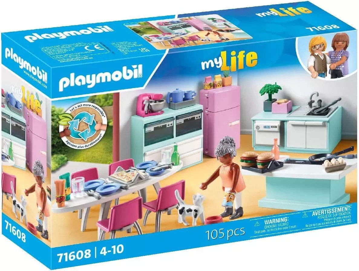 Playmobil - My Life - Kitchen with Dining Area 71608