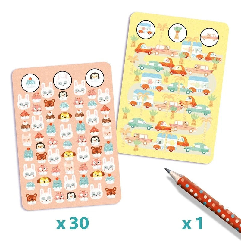 Djeco - Mysterix Observation & Speed Card Game