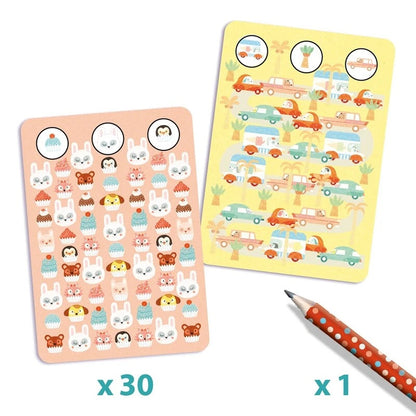 Djeco - Mysterix Observation & Speed Card Game