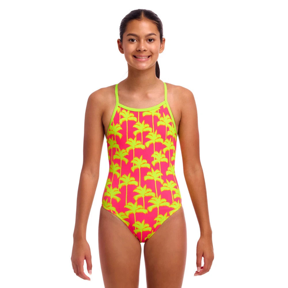 Funkita - Girl's Tie Me Tight One Piece Swimmers - Sweet Coconuts