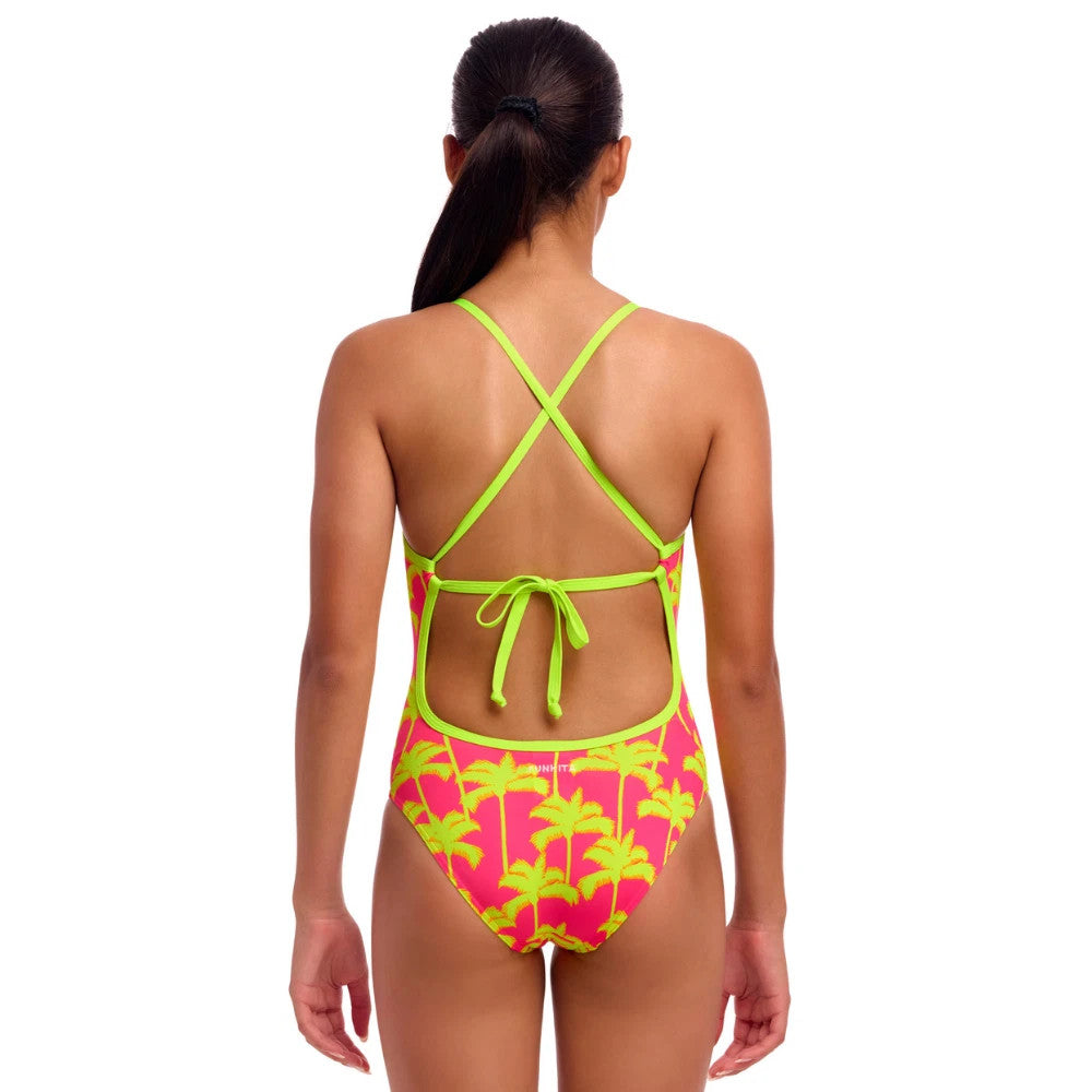 Funkita - Girl's Tie Me Tight One Piece Swimmers - Sweet Coconuts