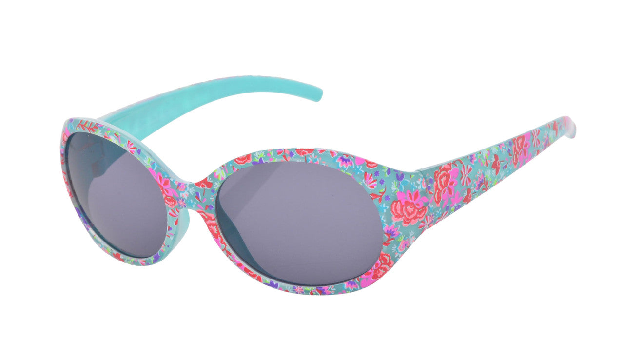 Freckles Sunglasses - Teal Floral
