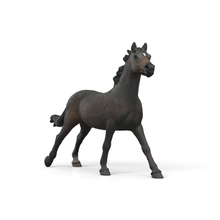 Schleich English Thoroughbred Mare 14914 hand-painted HORSE CLUB horse figurine with dark bay coat and black mane
