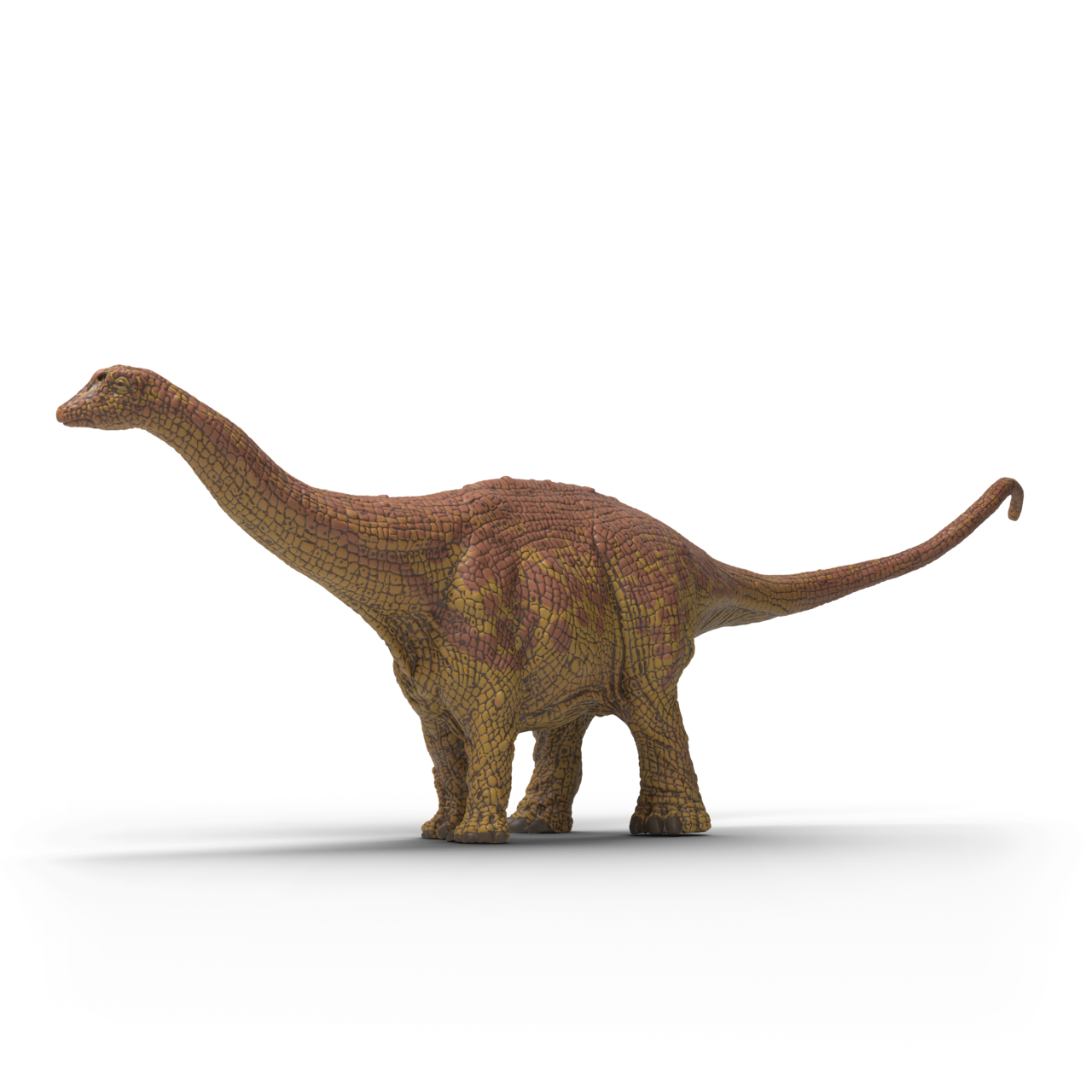 The Schleich Brontosaurus (15051) is a highly detailed hand-painted dinosaur figurine from the Schleich DINOSAURS collection. Measuring 32.7 × 5.5 × 10.8 cm, this impressive model features a long neck, whip-like tail and textured yellow-brown skin inspired by one of the largest herbivorous dinosaurs to ever walk the Earth. Suitable for children aged 3–8 years, it is perfect for imaginative prehistoric adventures, educational activities and dinosaur collections. Designed from durable, high-quality plastic, t