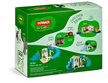 Schleich Playfun for Cats 42764 FARM WORLD playset with adult cat, kittens, playground, slide, scratching post and cat house