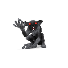 Schleich Shadow Lemur 70855 ELDRADOR CREATURES fantasy figurine with purple crystal spikes and glowing red eyes