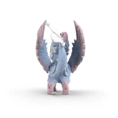 Baby Crystal Dragon figure paired with a bayala elf figure in a child's fantasy play scene