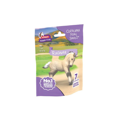Front packaging for Schleich Collectible Foal Ragnar 81478, showing the Horse Club Series 2 branding