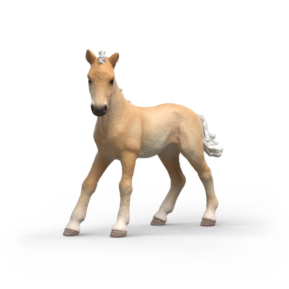 Schleich Collectible Foal Reina hand-painted figurine standing with head lifted and looking ahead