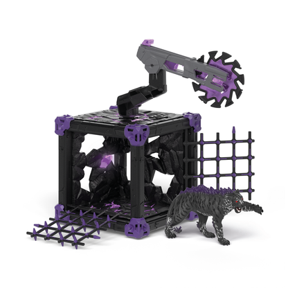 Schleich ELDRADOR BattleCave Shadow Tiger 42739 playset with Shadow Tiger figure and fortress