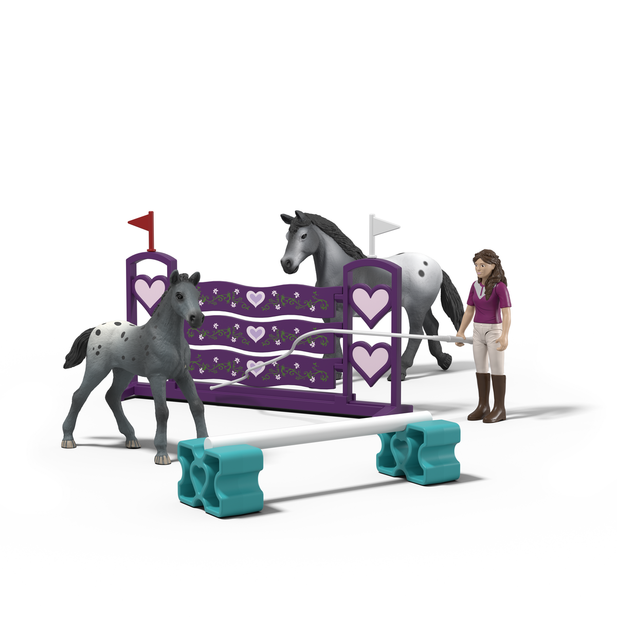 Schleich Horse Club Lisa's Tournament Training 42776 horse playset with Lisa and Storm
