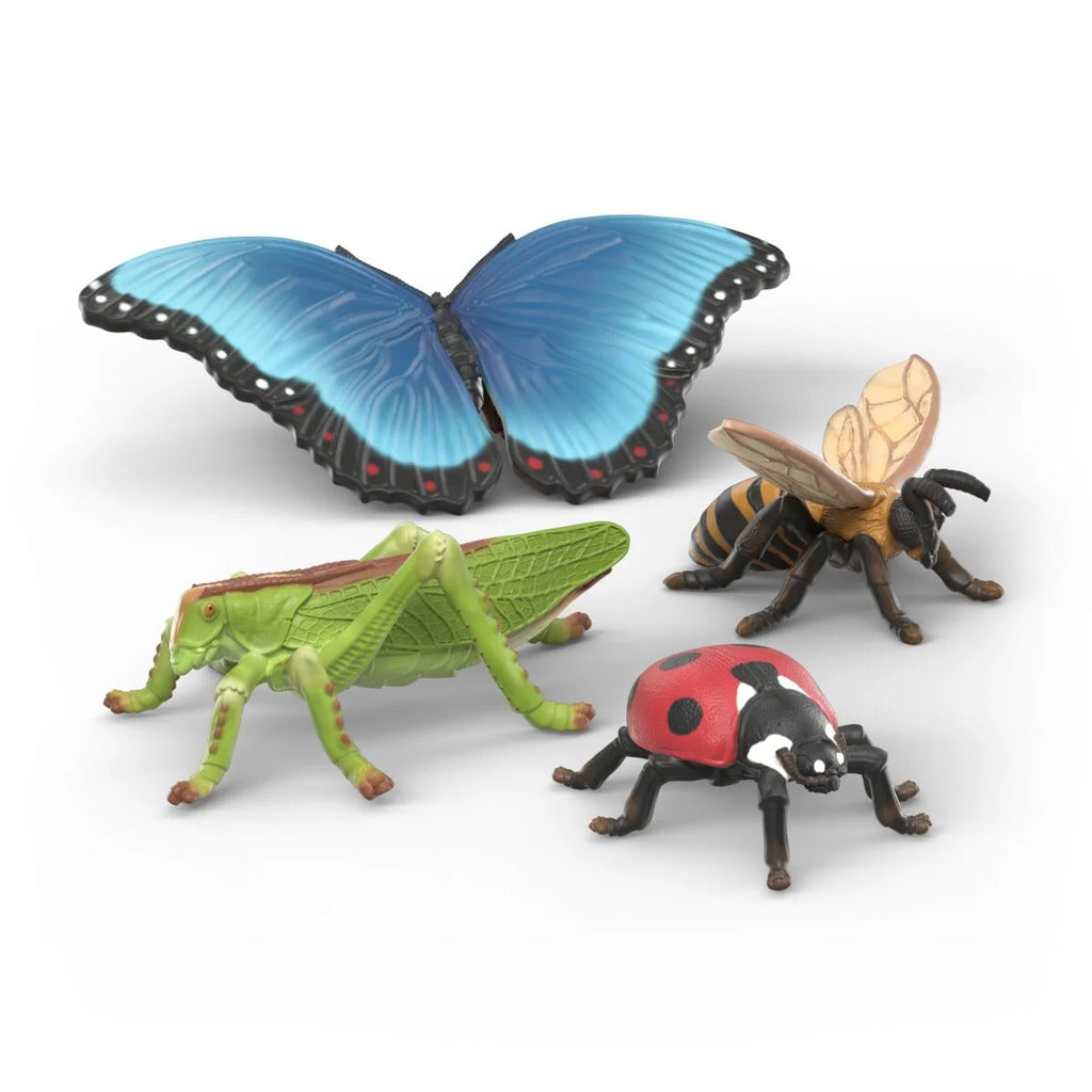 Schleich Insects Discovery Set with hand-painted bug figures showing accurate species markings