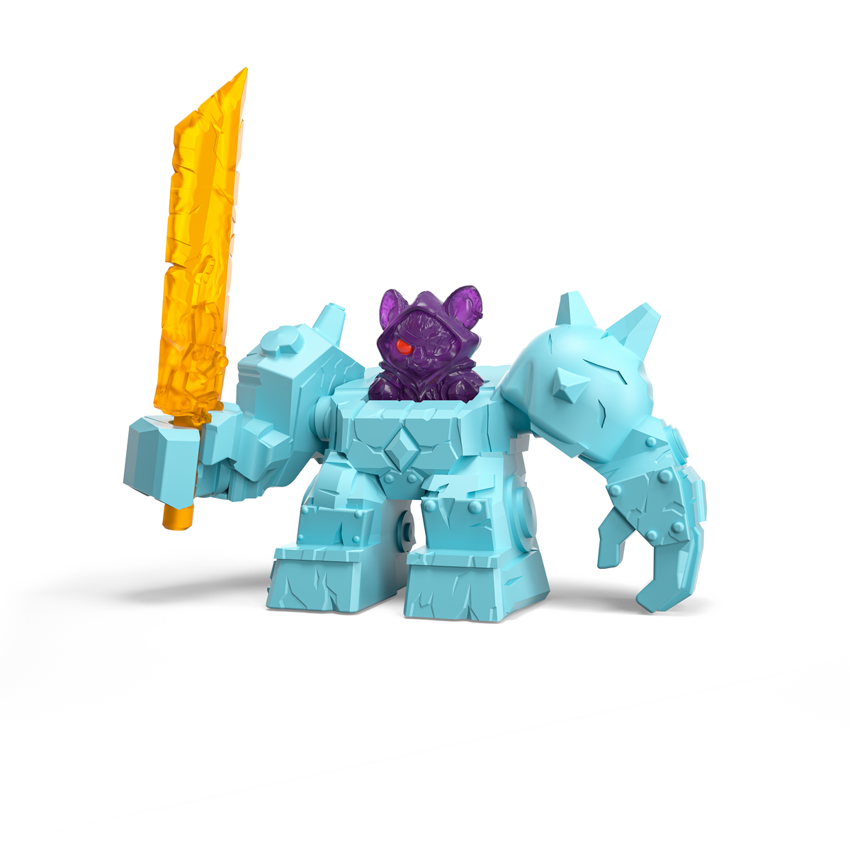 Schleich Eldrador MasterCave Smashrador Mini Robot with sword and Mini character
