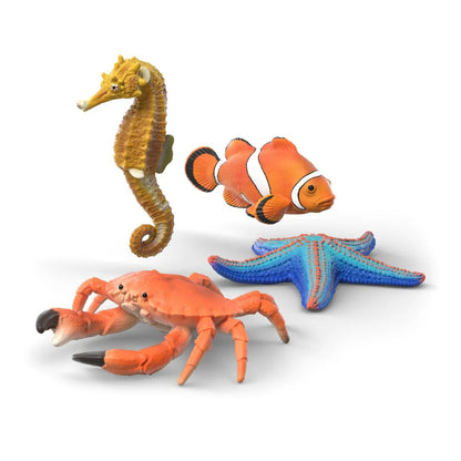 Schleich Sea Animals Discovery Set with hand-painted marine figures arranged together