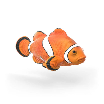 Schleich sea animal figures grouped closely to show the species-accurate colouring on each