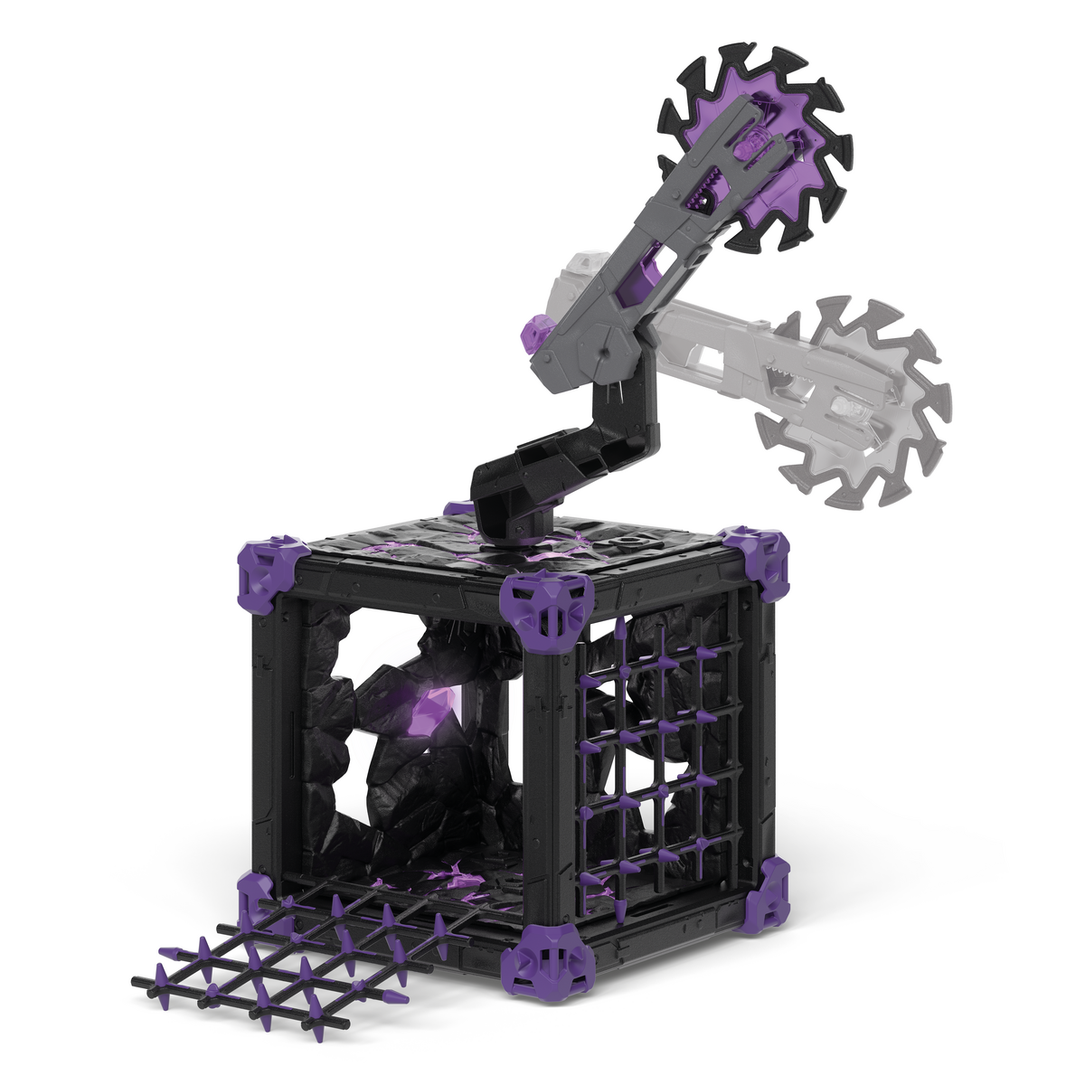 Schleich Shadow Tiger BattleCave rotating circular saw weapon battle feature