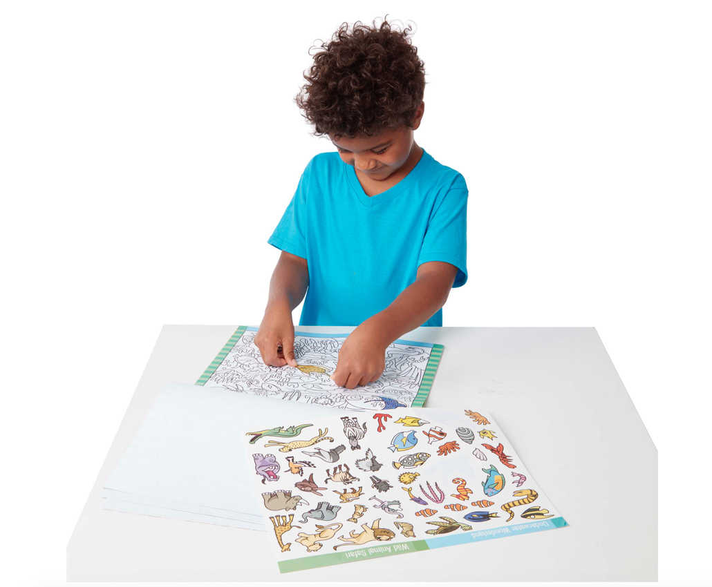 Melissa & Doug Seek & Find Sticker Pad - Animal