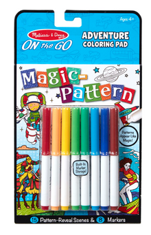 Melissa & Doug - ON the GO - Magic-Pattern - Adventure Coloring Pad