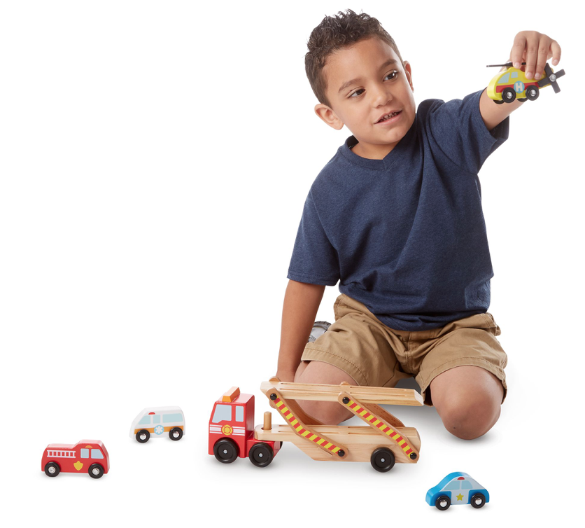 Melissa & Doug - Emergency Vehicle Carrier