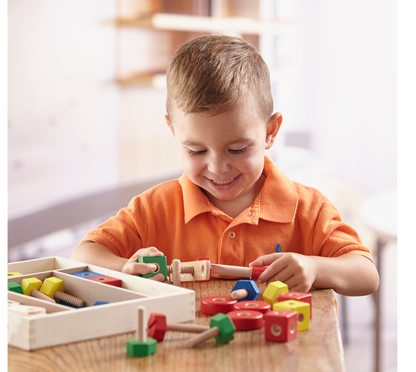 Melissa & Doug - Construction Building Set in a Box