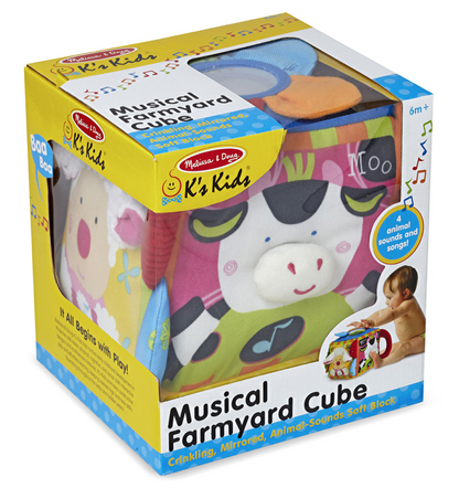 Melissa & Doug - Musical Farmyard Cube Learning Toy