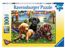 Ravensburger 100pc - Puppy Picnic Puzzle